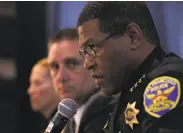  ?? Michael Macor / The Chronicle ?? San Francisco’s Chief of Police Bill Scott said the Police Department will adopt 272 reform proposals.