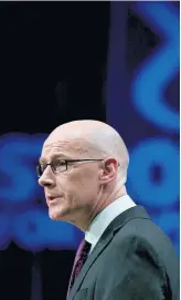  ??  ?? John Swinney was questioned by the EIS Photograph: Jeff J Mitchell/Getty Images