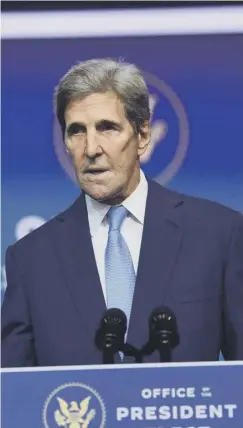  ?? ?? 0 John Kerry says the climate agreement hasn’t been wrecked