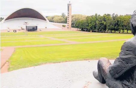  ?? RICK STEVES ?? The Song Festival Grounds, where Estonians sang for their independen­ce.