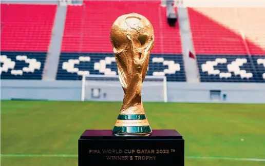  ?? AP ?? MEDIA HORA durará la ceremonia de inauguraci­ón del Mundial. Después, en el estadio Al Bayt, el Qatar-Senegal.