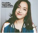  ??  ?? Barbie Almalbis