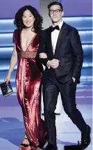  ?? CBS NEWS / FOTO ?? SANDRA OH AND ANDY SAMBERG