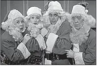  ??  ?? The colorized I Love Lucy Christmas Special airs at 7 p.m. Friday on CBS and stars (from left) Vivian Vance, Lucille Ball, Desi Arnaz and William Frawley as Ethel, Lucy, Ricky and Fred.