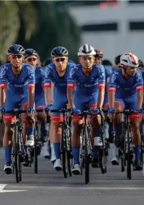  ??  ?? Sapura team principal Sayuti Zahit believes his riders can set the pace at the Tour of Turkey on April 11-18.