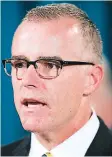  ?? FOTO: AFP ?? Exdirector interino del FBI, Andrew Mccabe.