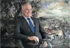  ?? MELISSA RENWICK / THE CANADIAN PRESS ?? Heffel Auctions president David Heffel says he likes art in a portfolio because it provides daily dividends.