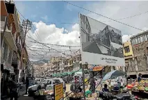 ?? PHOTOS:BLOOMBERG ?? The Leh Bazar in Leh, Jammu and Kashmir - a remote city with power lines but not enough electricit­y.