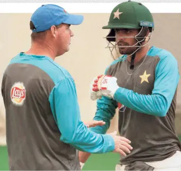  ?? REUTERS ?? Giving his backing: "I ensured that Babar Azam plays every game for Pakistan. He is that good a player. We had to give him the roots to grow and wings to y. We had to give him the time and we are seeing the results now," Mickey Arthur says of the Pakistan batsman.