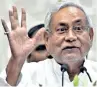  ??  ?? Nitish Kumar