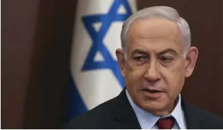  ?? ?? Benjamin Netanyahou dans ses bureaux de Premier ministre israélien, à Jérusalem le 10 décembre dernier.