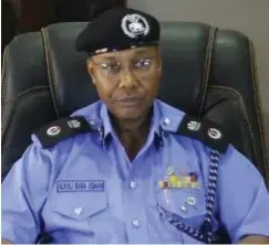  ??  ?? IG of Police Usman Alkali