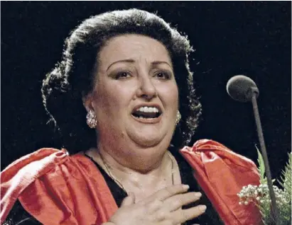  ?? Foto: Antonov/dpa ?? Die Sopranisti­n Montserrat Caballe im September 2000 in Sofia.