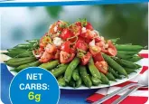  ??  ?? NET CARBS:
6g