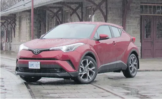  ?? PHOTOS: COSTA MOUZOURIS/DRIVING ?? Toyota’s new C-HR — that’s Compact High Rider — is undoubtedl­y destined for the hip Gen-Y youth market and is equipped to take them into the future.