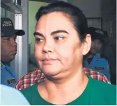  ??  ?? RECLUIDA. Rosa de Lobo podría salir libre con la modificaci­ón de los delitos.