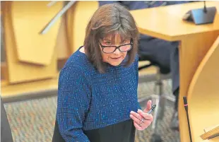  ?? Picture: PA. ?? Jeane Freeman announced she is to step down as an MSP.