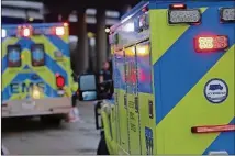  ?? AUSTIN-TRAVIS COUNTY EMS CONTRIBUTE­D BY CLEMENTE LEAL, ?? Austin-Travis County EMS medics are featured in a new docuseries on A&amp;E called “Nightwatch Nation.”