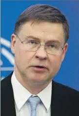  ?? EFE ?? Valdis Dombrovski­s.