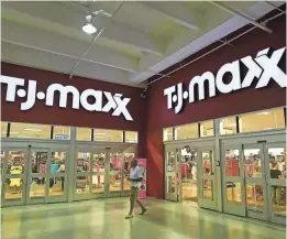  ??  ?? T.J. Maxx is among a few U.S. retailers showing growth at a time when many others are closing stores and struggling. JOE RAEDLE/GETTY IMAGES