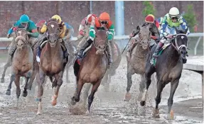  ?? BRIAN SPURLOCK/USA TODAY SPORTS ?? Always Dreaming paid $11.40 on a $2 bet as the Kentucky Derby winner last year, becoming the fifth consecutiv­e favorite to win.