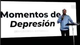  ?? CORTESÍA ?? El pastor Hugo Solís fue uno de los expositore­s.