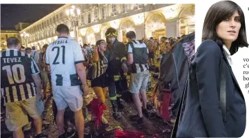  ?? LaPresse ?? Notte maledetta Piazza San Carlo a Torino il 3 giugno e il sindaco Chiara Appendino