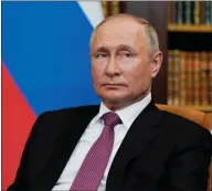  ??  ?? President Vladimir Putin described the meeting with President Joe Biden as ‘constructi­ve’