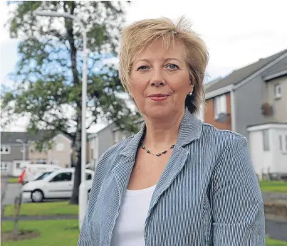  ??  ?? The deputy leader of Fife Council, Lesley Laird.