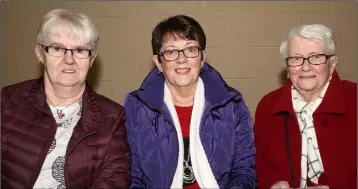  ??  ?? Josie Redmond, Mary Power and Alice Murphy.