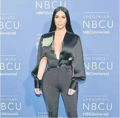  ??  ?? Kim Kardashian West attends the 2017 NBCUnivers­al Upfront at Radio City Music Hall last week in New York City. — AFP photo