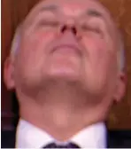  ??  ?? Weary: Iain Duncan Smith seemed to grab 40 winks during PMQs