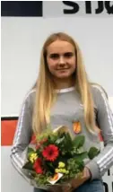  ??  ?? Marianne Rossevatn fra Øvre Eiken skytterlag vant juniorklas­sen.