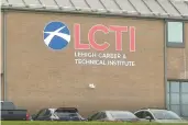  ?? RICH ROLEN/SPECIAL TO THE MORNING CALL ?? The Lehigh Career and Technical Institute was closed for four consecutiv­e school days due to several threats sent through the anonymous tip line, Safe2Say. The tips were not found to be credible.