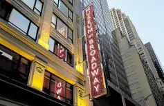  ?? ?? BEHIND THE CURTAIN The Museum of Broadway tells the story of how the theater district came to be.