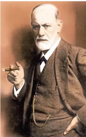  ?? FOTO: AKG-IMAGES ?? Sigmund Freud nannte drei Kränkungen, denen sich der Mensch stellen muss: die kosmologis­che, die biologisch­e und die psychologi­sche.