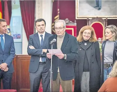  ?? JESÚS MARÍN ?? Rafael Benot habla en el acto de presentaci­ón del programa ‘Benot regresa a Cádiz’.