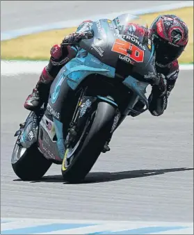  ?? FOTO: AP ?? Fabio Quartararo, líder del Mundial de MotoGP