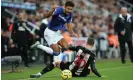  ?? Alex Livesey/Getty Images ?? Dominic Calvert-Lewin has been hindered by a shoulder injury picked up against Newcastle last month. Photograph: