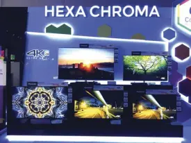  ??  ?? Panasonic 4K HDR technology. Ultra HD TV with Hexa Chroma Drive