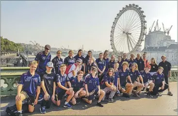  ?? PHOTO: SUPPLIED. ?? The touring team at The Eye in London.