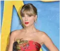  ??  ?? In this file photo US singer Taylor Swift arrives for Universal Pictures’ world premiere of “Cats” at Alice Tully Hall on December 16, 2019 in New York City. — AFP