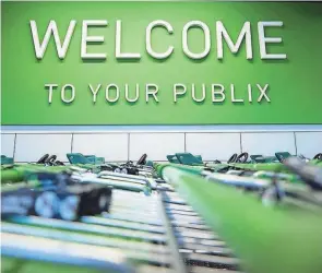  ?? BEKAH STEPHENS/PUBLIX SUPER MARKETS INC. ?? Publix is the largest employee-owned company in the U.S. and has about 242,000 employees.