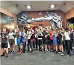  ??  ?? The Edge Gym’s Legit Boxing Team are to benefit from the funding