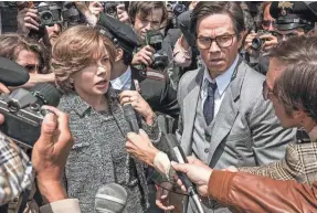  ??  ?? Michelle Williams and Mark Wahlberg star as Gail Harris and CIA agent Fletcher Chase in “All the Money in the World.” FABIO LOVINO/SONY-TRISTAR PICTURES
