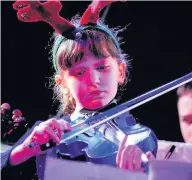  ??  ?? Talented Violinist Rachel Woods