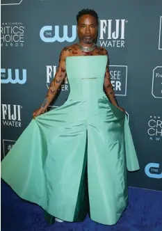  ?? Getty Images ?? BILLY Porter says fashion is an expression of who he is. |