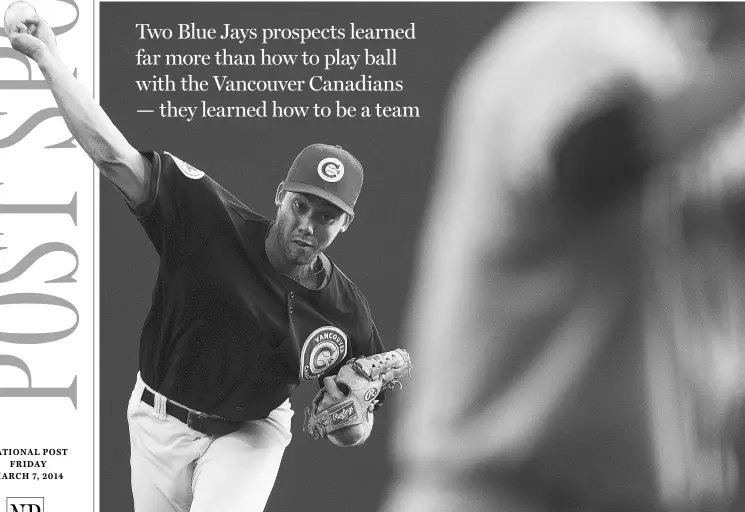  ?? Gerry Kahrman/ PostmediaN­ews ?? In the minors, individual developmen­t usually trumps team accomplish­ments, but for Tom Robson and the Vancouver Canadians, things were different.