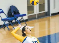  ?? ALEX D’ADDESE ?? Four-time Academic All-Canadian Haroula Giovanopou­los of Ottawa capped her five-year career with a national title in March.