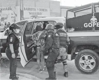  ?? /MOISÉS MORALES ?? Al menos cinco detenidos dejó el doble homicidio registrado en el municipio de Huamantla durante el Sábado Santo